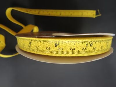 Tape Measure Twill Yellow