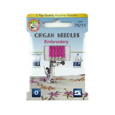 Organ Embroidery 75/11 Needle