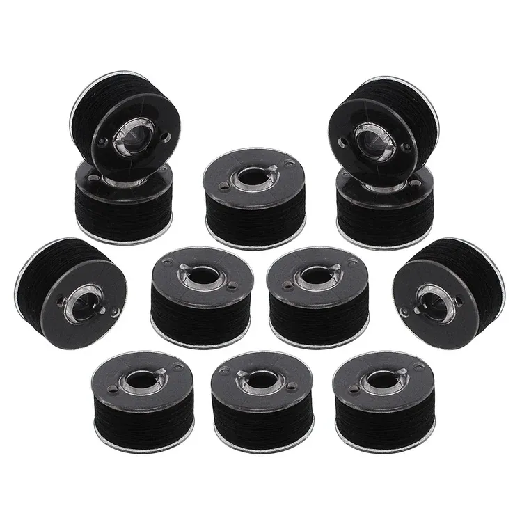 Prewound Black Bobbins Janome