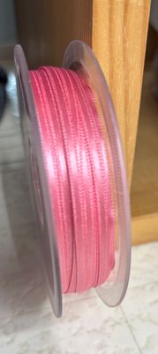 Color 76 Double Face Satin Ribbon Pink