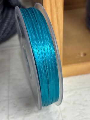 Color 26 Double Face Satin Ribbon Teal