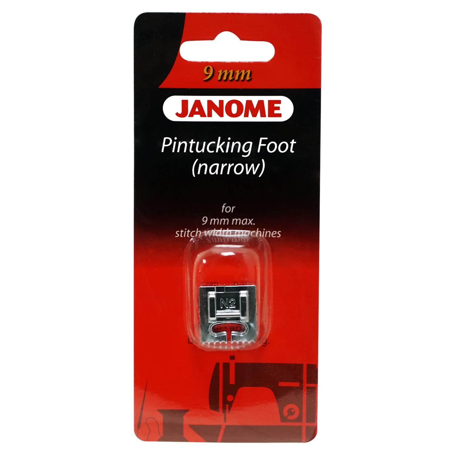 Pintucking Foot Narrow 9mm
