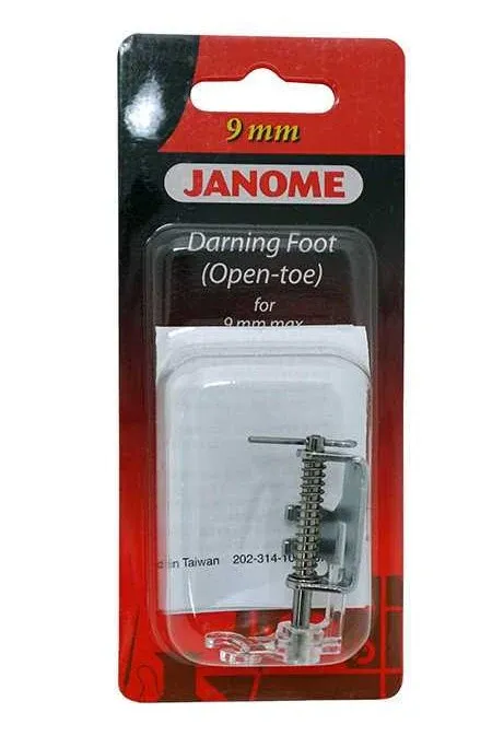 Darning Foot Open Toe 9mm