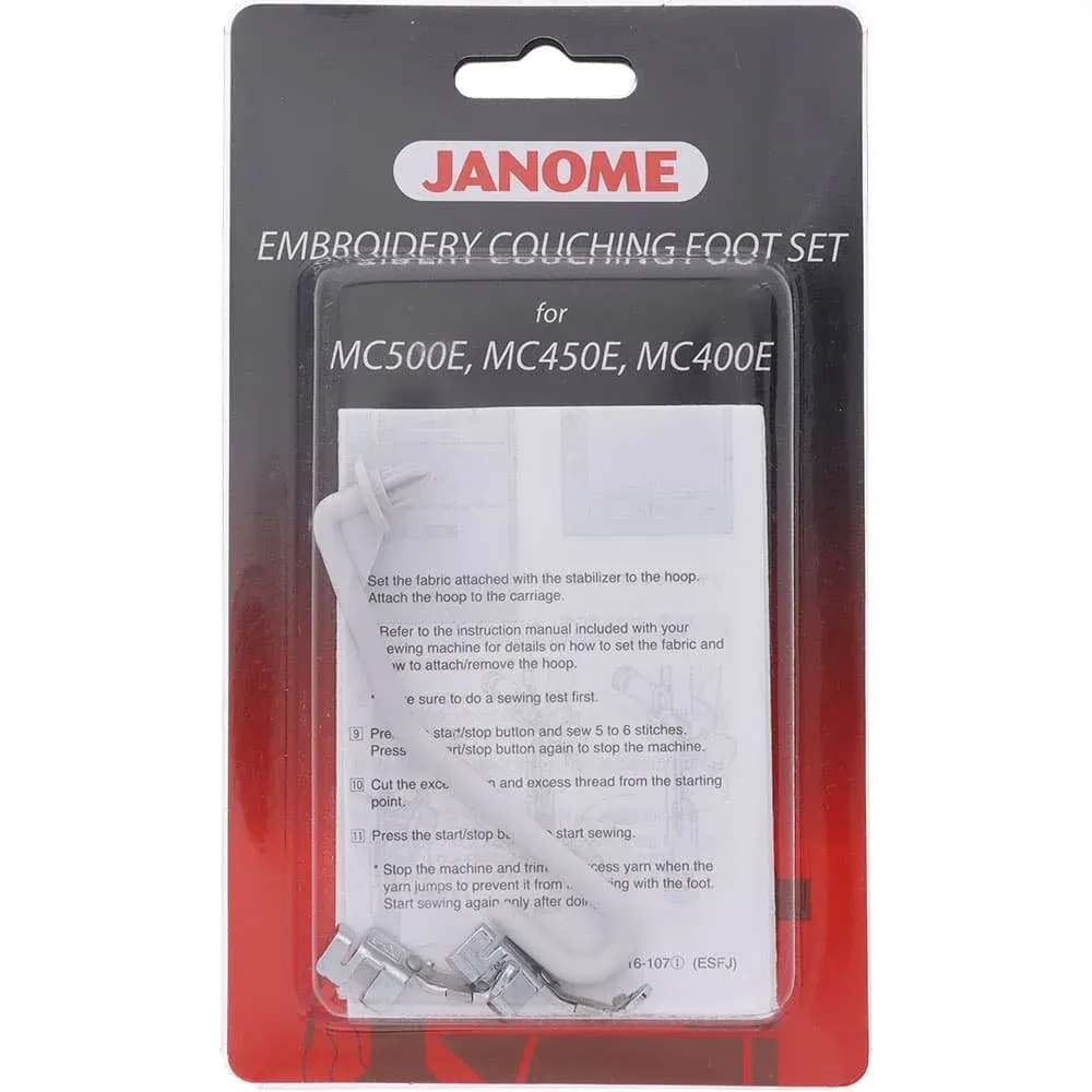 Embroidery Couching Foot Set - 500e