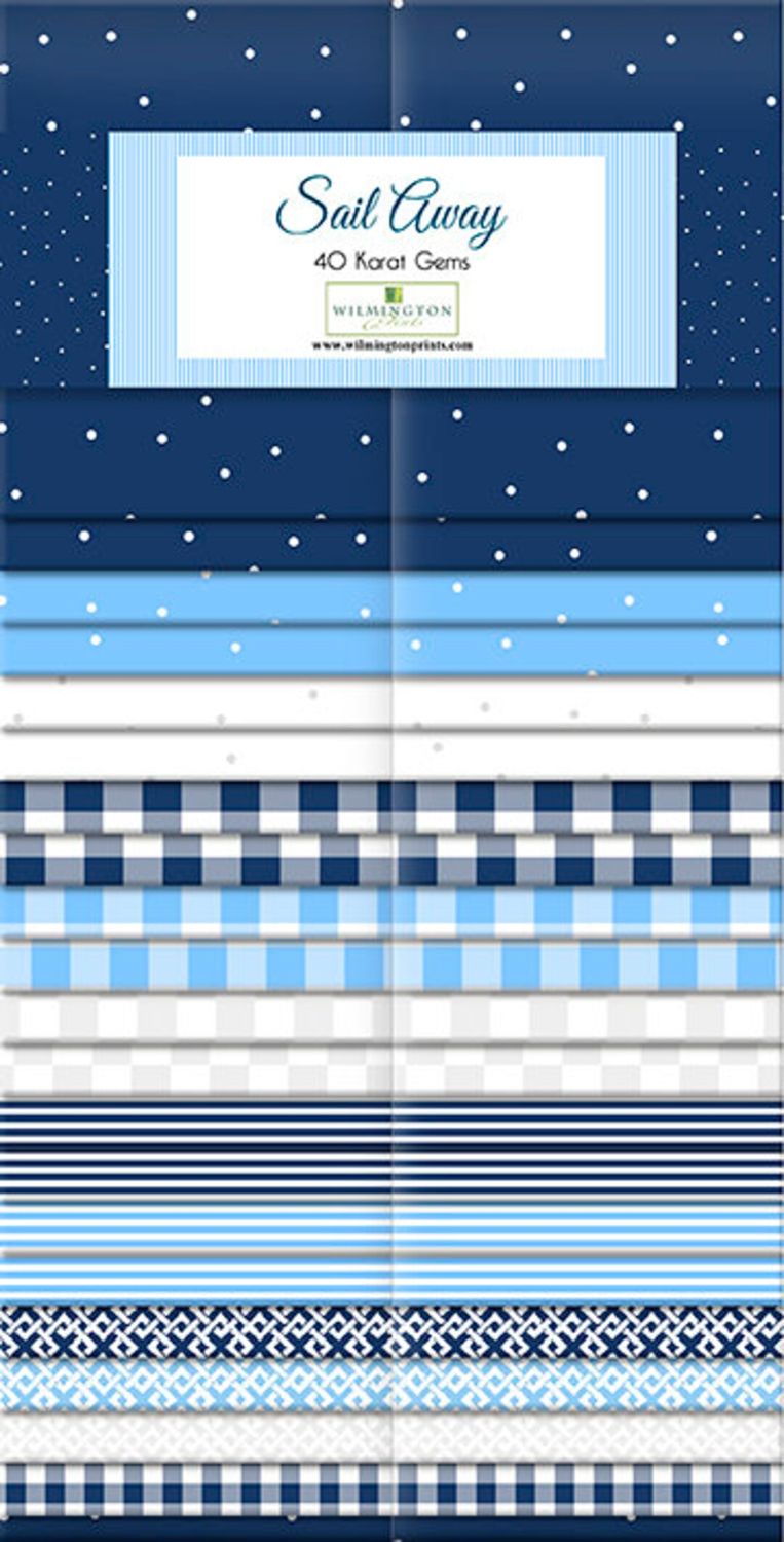 Sail Away 2.5" Strips 40pcs