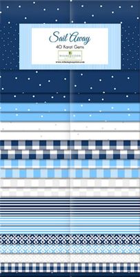 Sail Away 2.5" Strips 40pcs