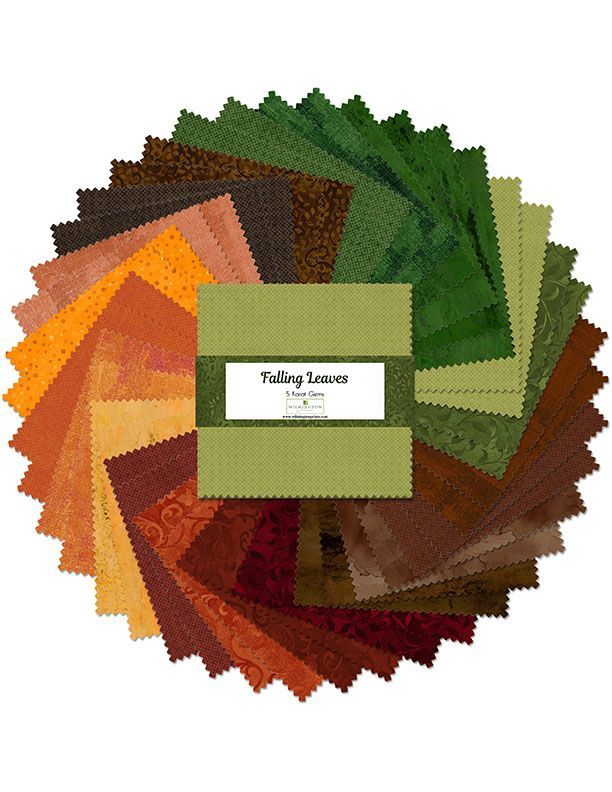 Falling Leaves 5" Charm Pack