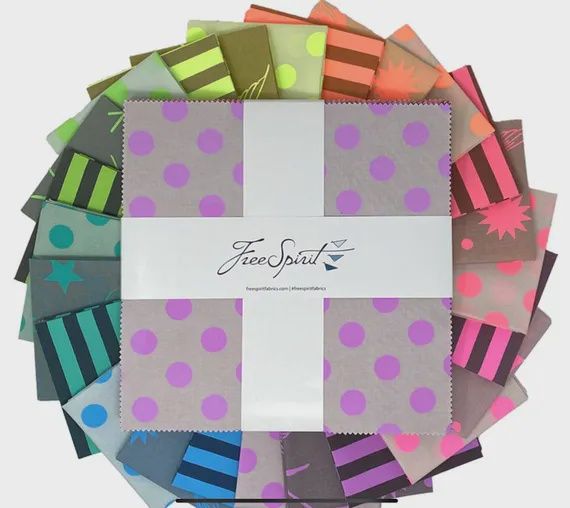 Neon True Colors 10" Charm Pack