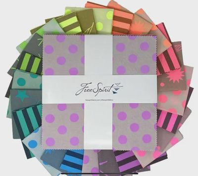 Neon True Colors 10" Charm Pack