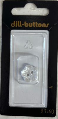 Pearl Imitation Button White 4