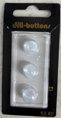 Polyamide Button White 12
