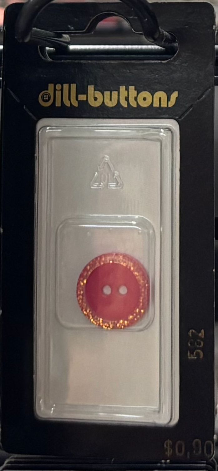 polyester button pink 582