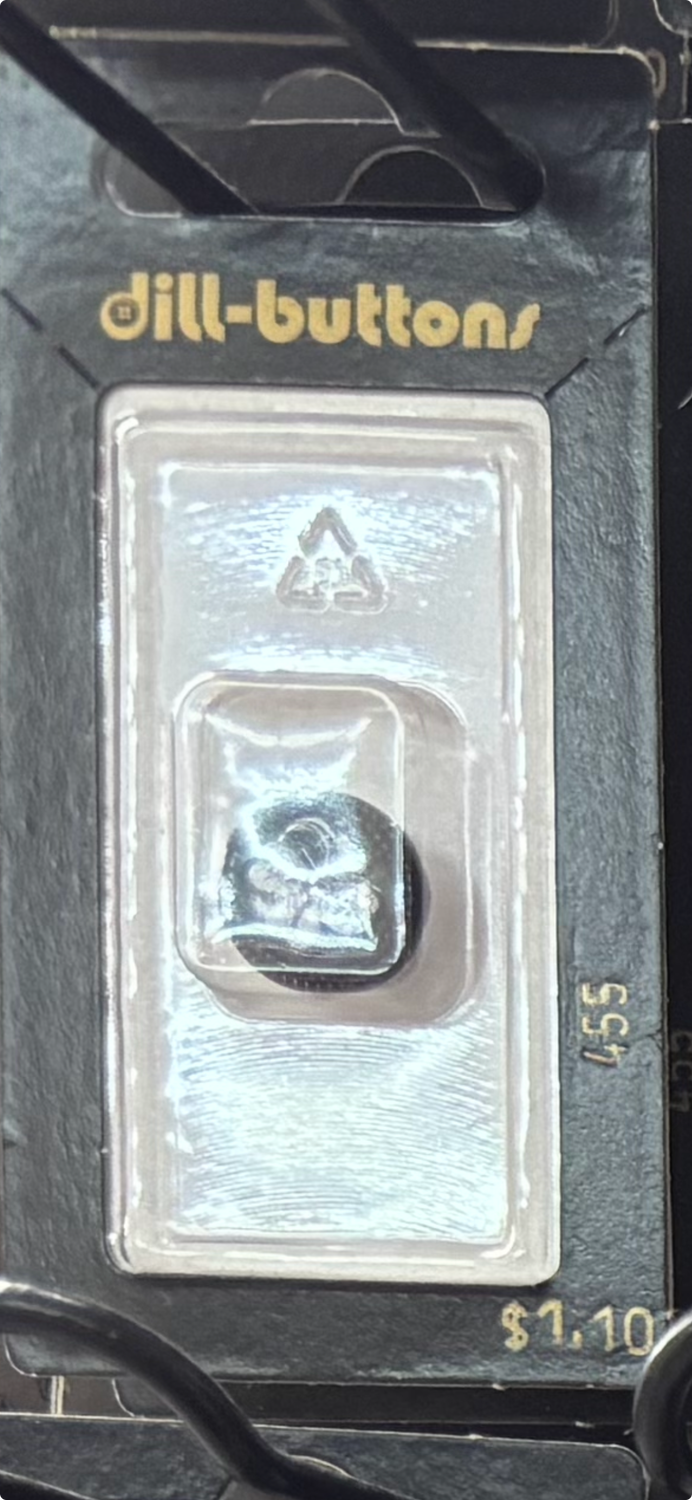polyamide button black 455