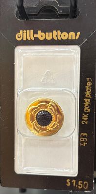 full metal button black 483