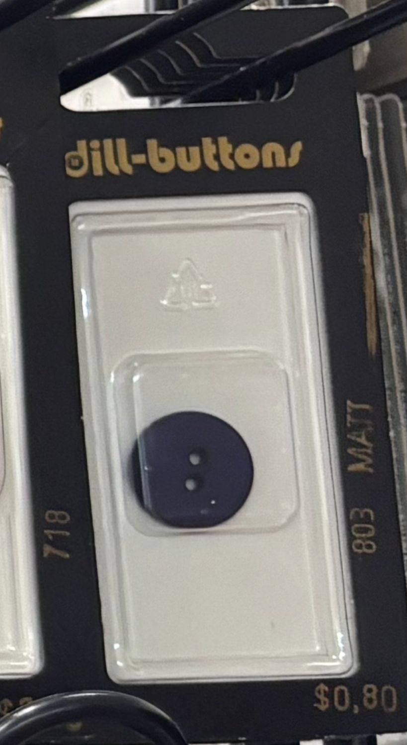 polyamide button purple 803
