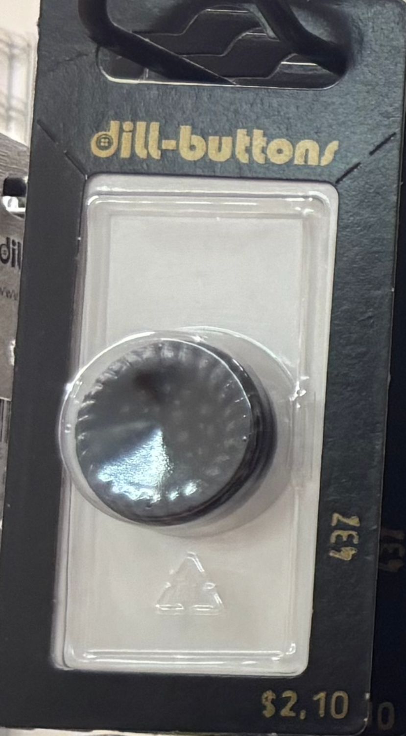 polyamide button black 437