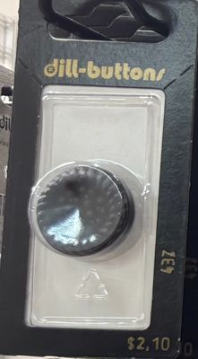 polyamide button black 437