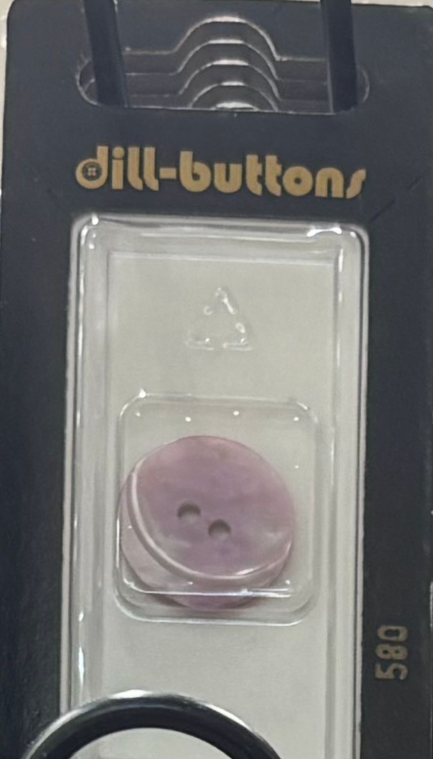 polyester button pink 580