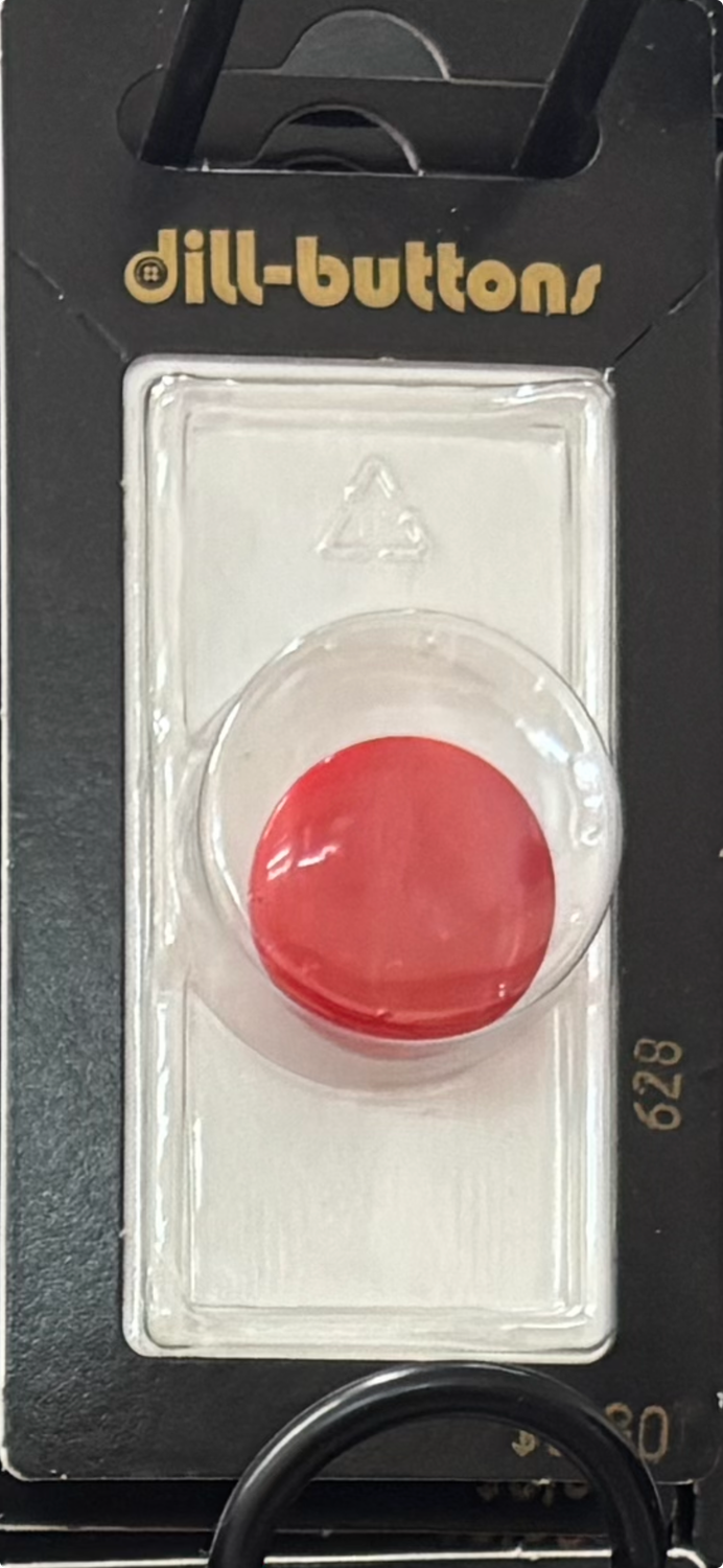polyamide button red 628