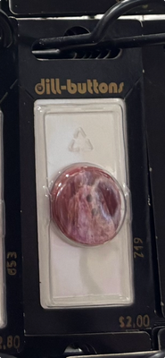 polyester button burgundy 719