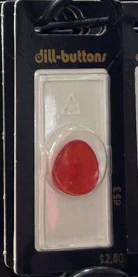 polyester button red 653