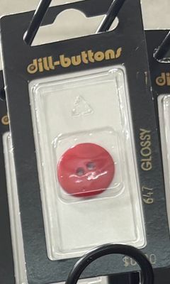 polyamide button red 647