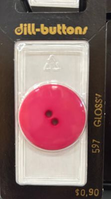 polyamide button pink 597