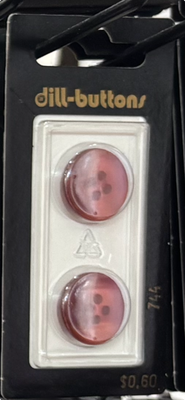 polyester button burgundy 744