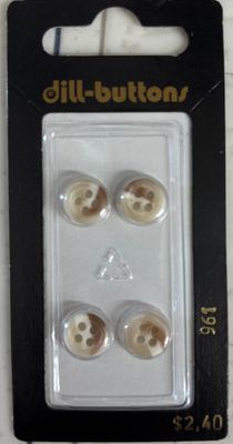 Polyester Button Beige 961