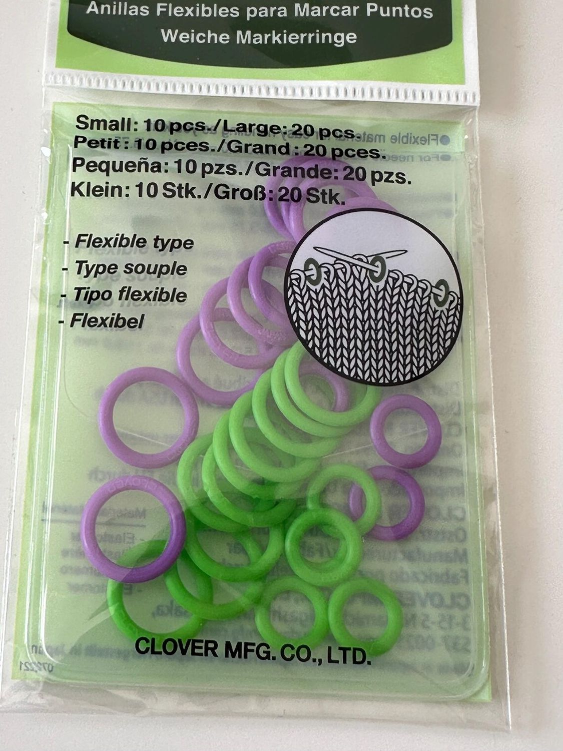Soft Stitch Ring Markers