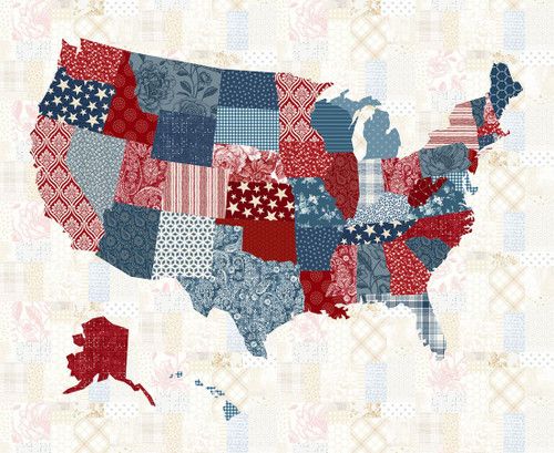 Patriotic Panel Pieces of America
