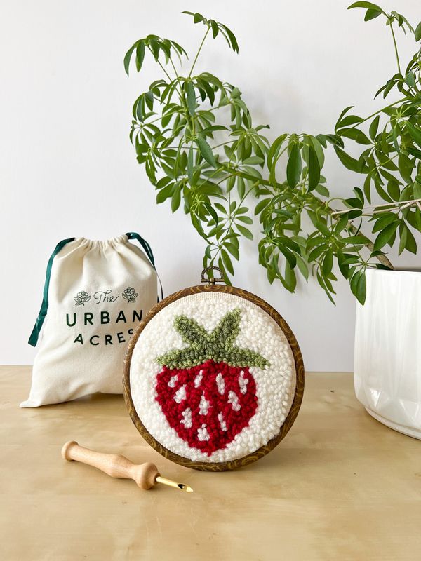 Strawberry Punch Needle Box Kit