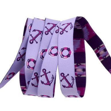 Tula Floaties and Sinkies in Ultraviolet - 5/8" Ribbon