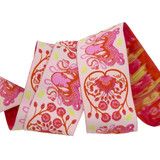 Tula Octogarden in Coralline - 1-7/8" Ribbon