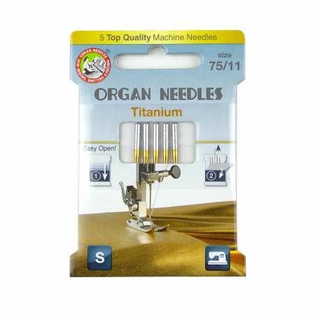 Organ Needles Titanium 75/11 S