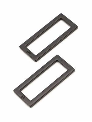 Rectangle  Ring Flat 1 1/2 inch Black