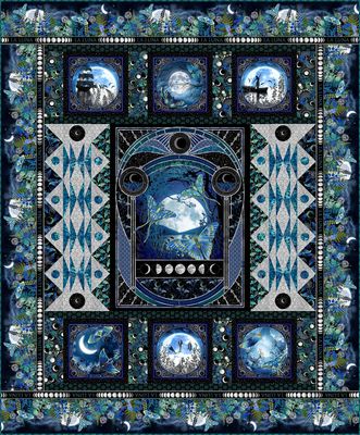 La Luna Quilt Kit 77x93"