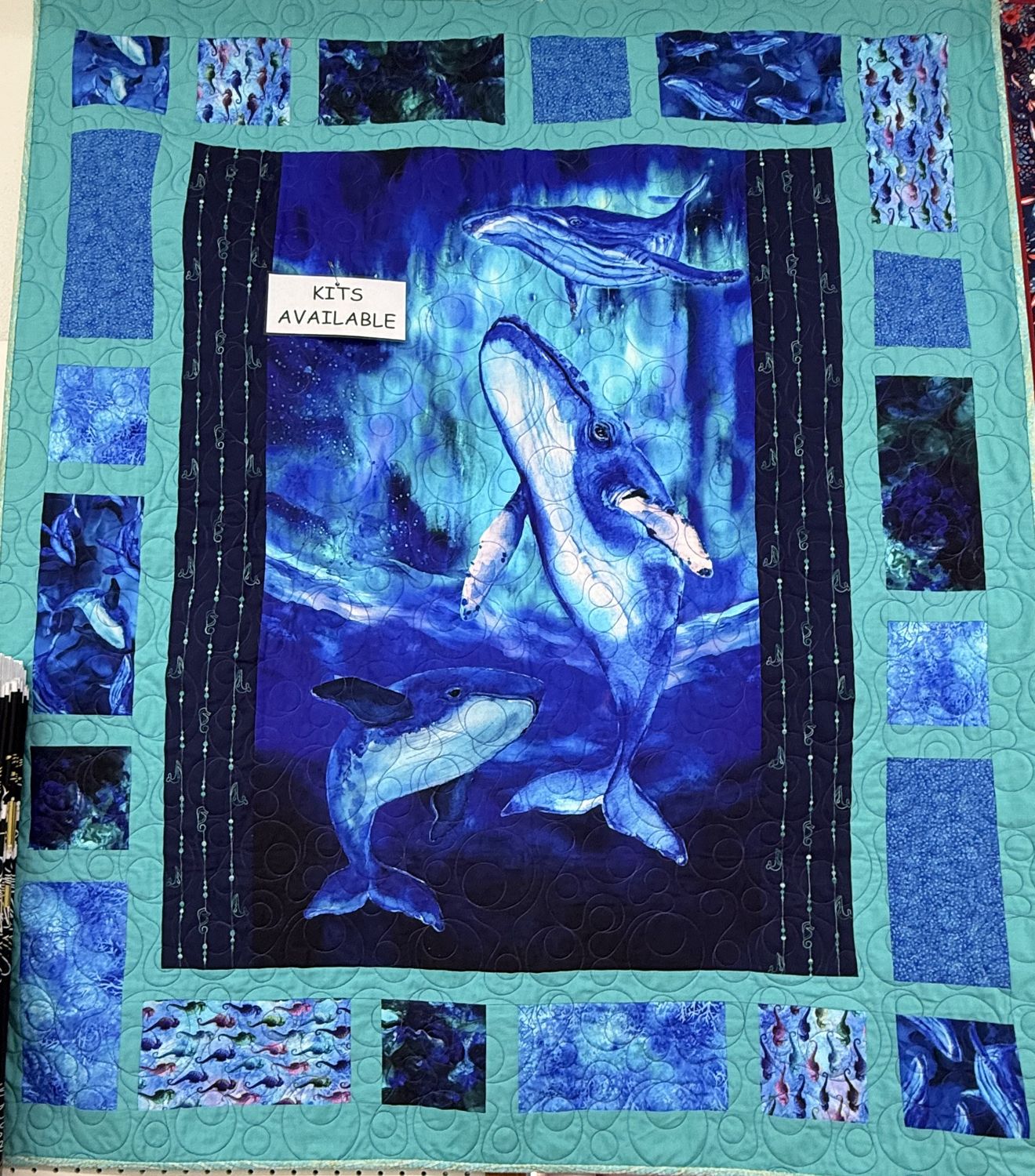 Whale Song Fish &amp; Chips Kit 54x62"