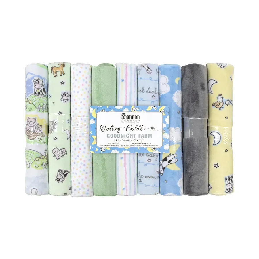 Goodnight Farm Cuddle 9 Fat Quarter Pack