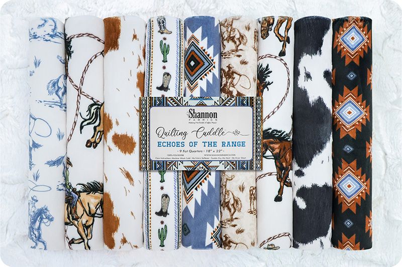 Echoes Of The Range Cuddle 9 Fat Quarter Pack
