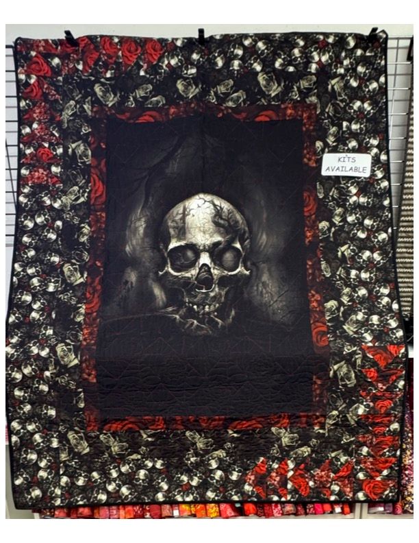 Boneheads Panel Quilt Kit 47-59x68"