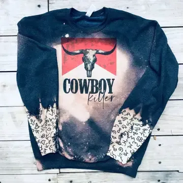 Cowboy Killer Cattle Brand Western Sweatshirt