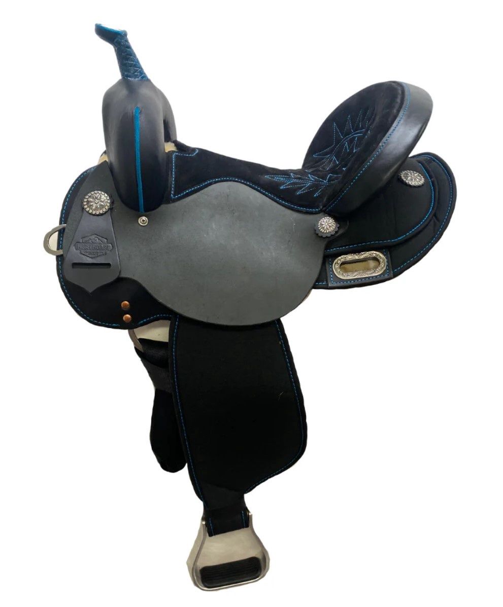 JBW 15&quot; Circle Y High Horse Mercury Cordura Barrel Saddle