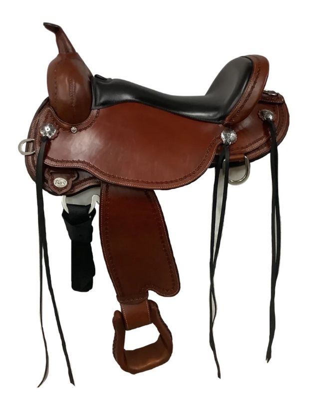 JBW 17&quot; Circle Y Salt River Flex Trail Saddle - Wide