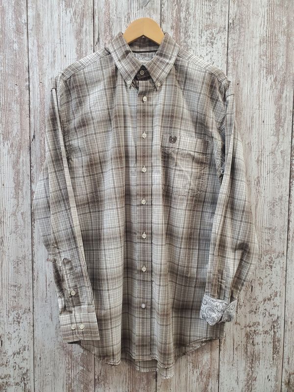 Panhandle Rough Stock Long Sleeve Button Tan