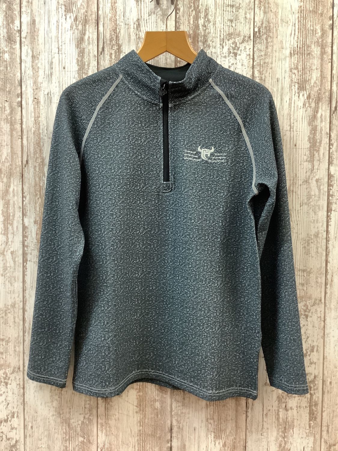Cowboy Hardware 1/4 Zip LS Knit Shirt