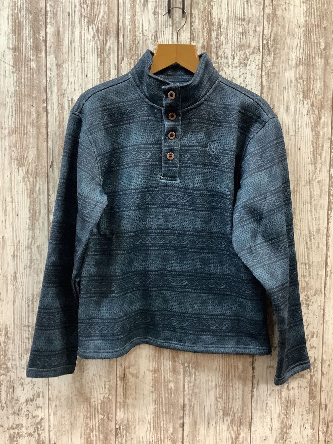 Ariat Wesley Sweater Blue Southwest Serape