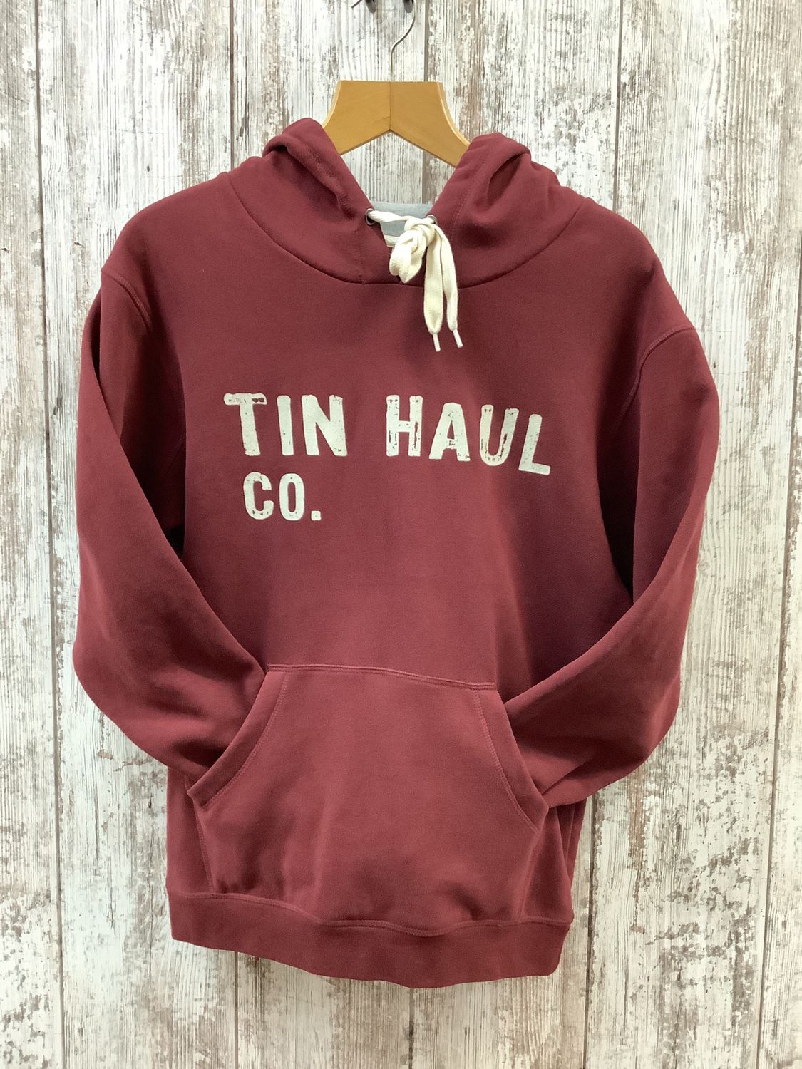 Tin Haul Co. Logo Hoodie Maroon