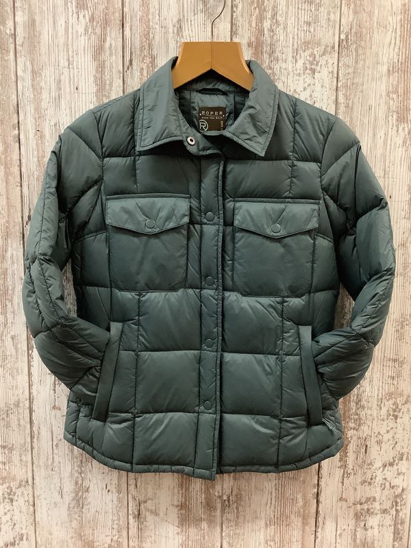 Roper Nylon Down Filled Silver Sage Jacket