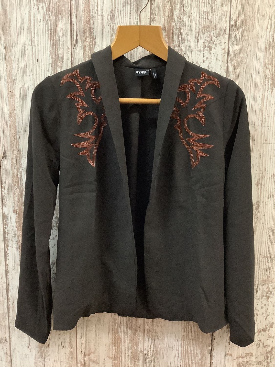 Cruel Denim Boot Stitch Blazer Brown